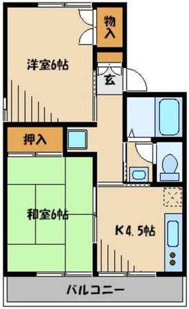 ヴィレッジ新藤IIIの物件間取画像